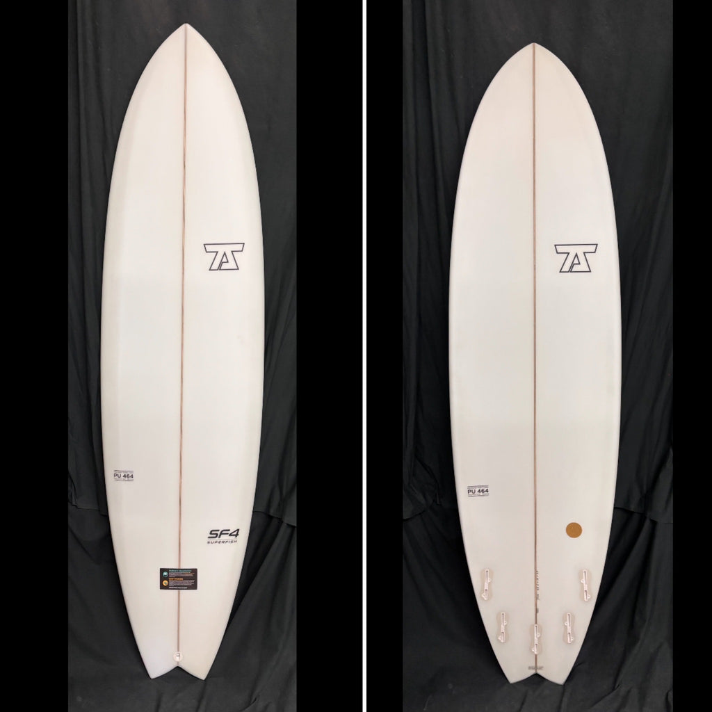 Hank Warner 6'5 クアッド フィッシュ オレンジカモ PU Shortboards – Wind and Wave